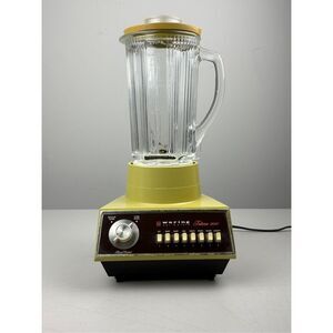 Vintage 1970 Waring Solid State Blender 74 Futura 900 Model 11-222 Rare- Tested